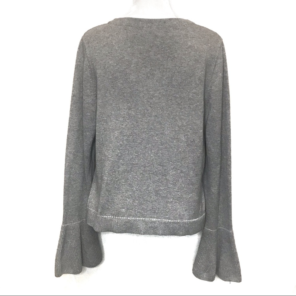 💎 J. Crew Cotton Flare sleeve open front cardigan - Picture 5 of 8